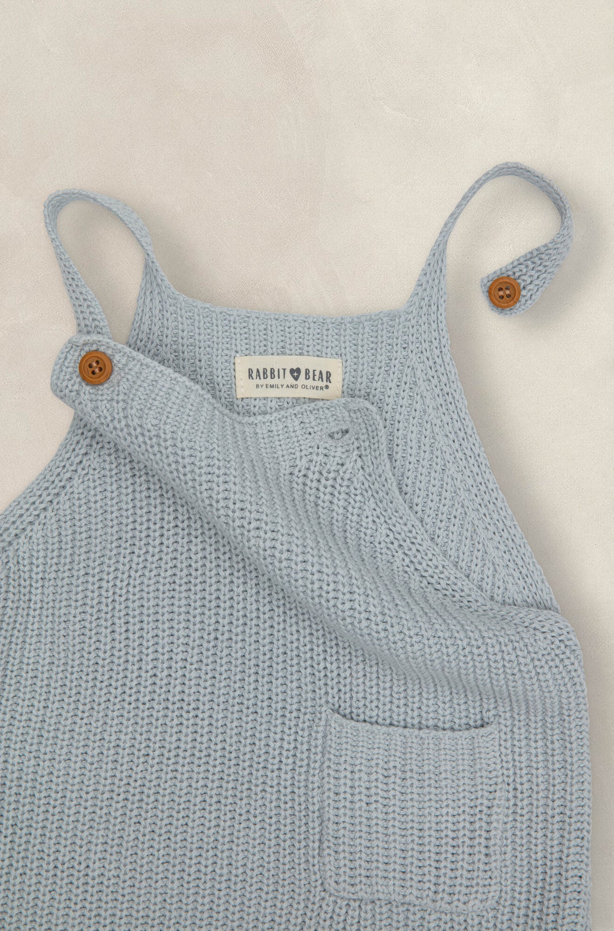 Rabbit + Bear - Sweater Knit Overalls