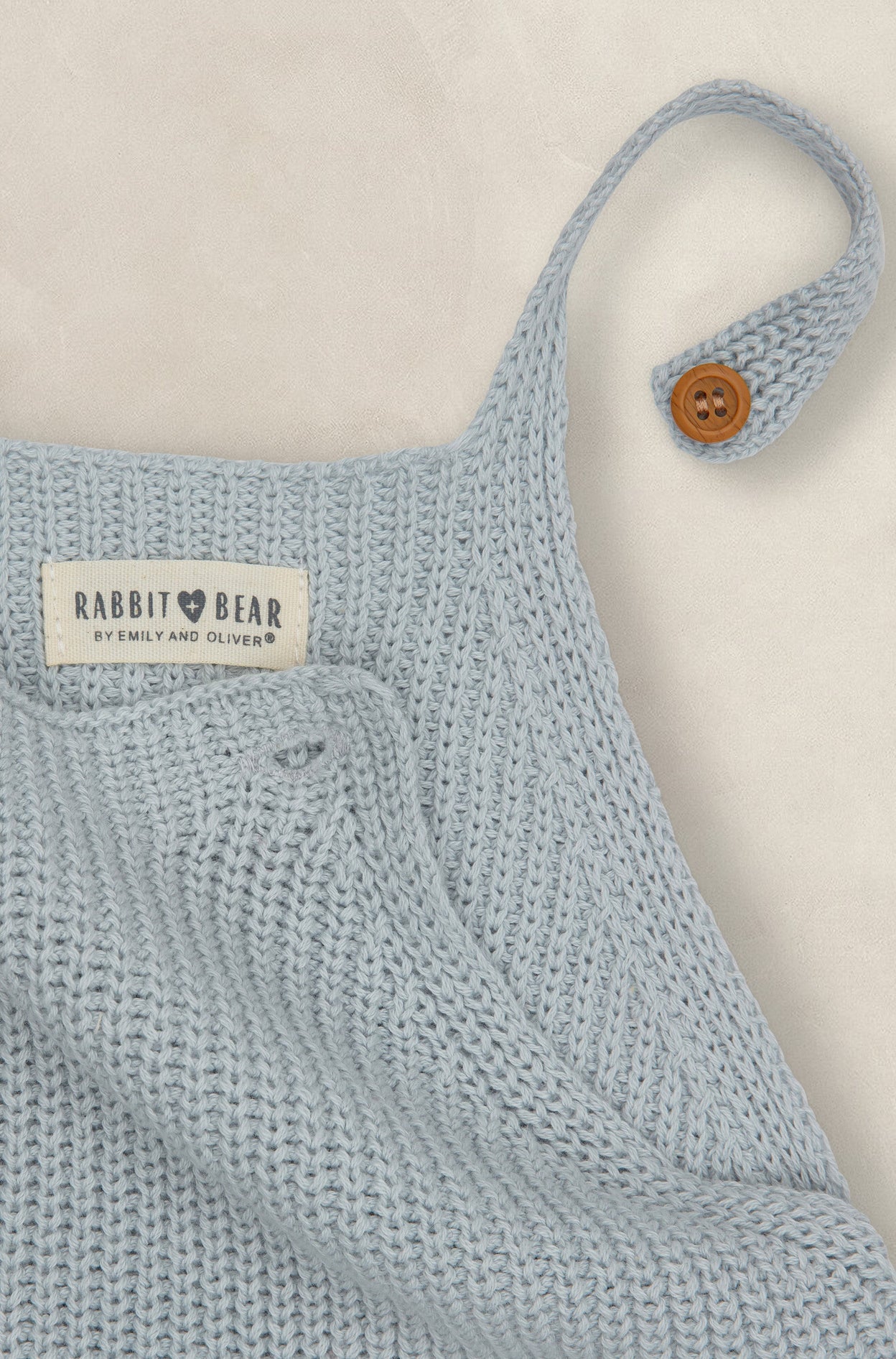 Rabbit + Bear - Sweater Knit Overalls