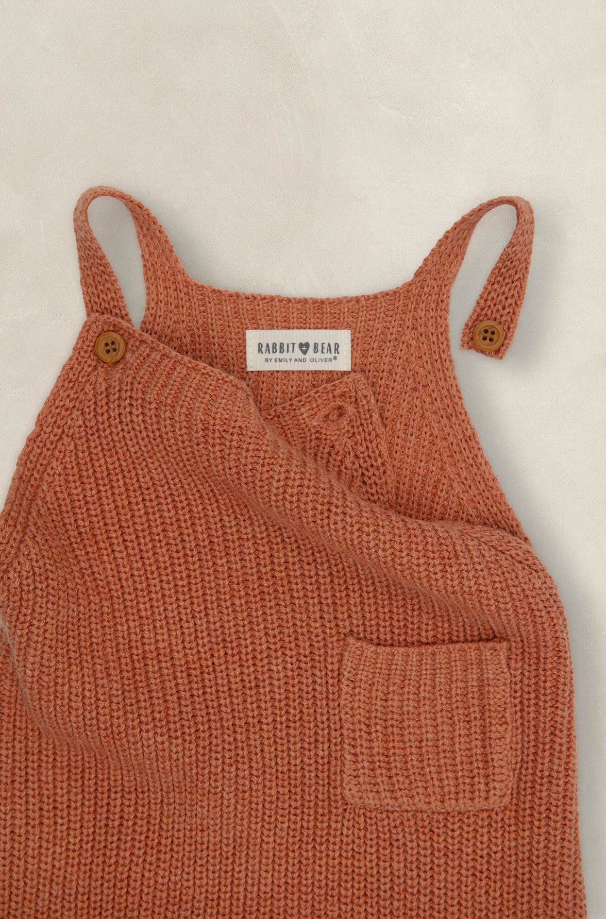 Rabbit + Bear - Sweater Knit Overalls