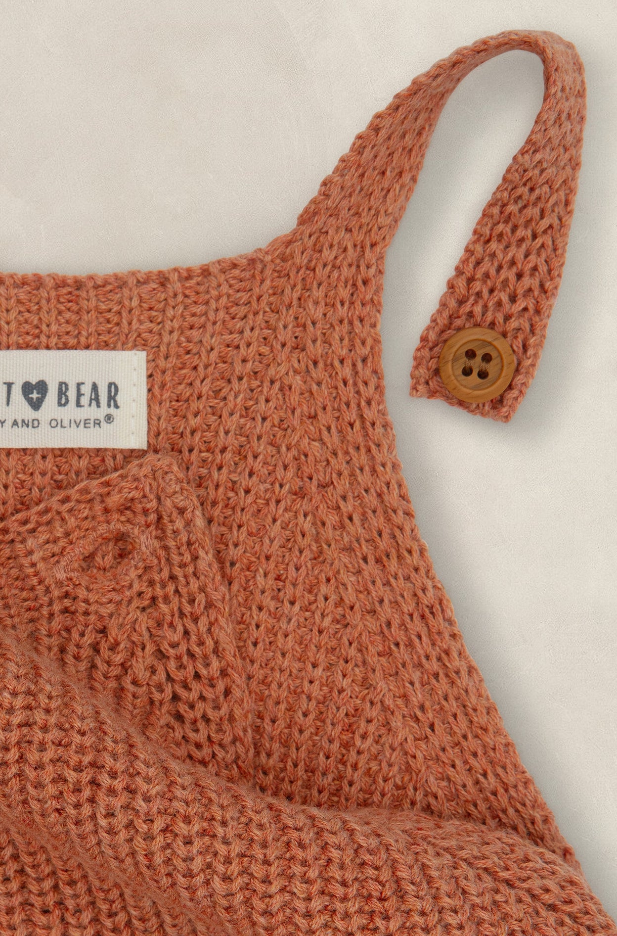 Rabbit + Bear - Sweater Knit Overalls