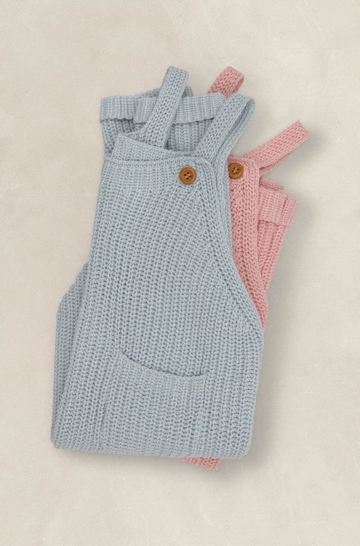 Rabbit + Bear - Sweater Knit Overalls