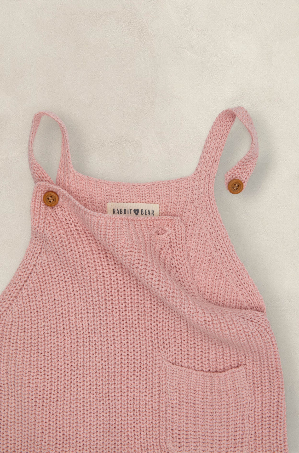 Rabbit + Bear - Sweater Knit Overalls