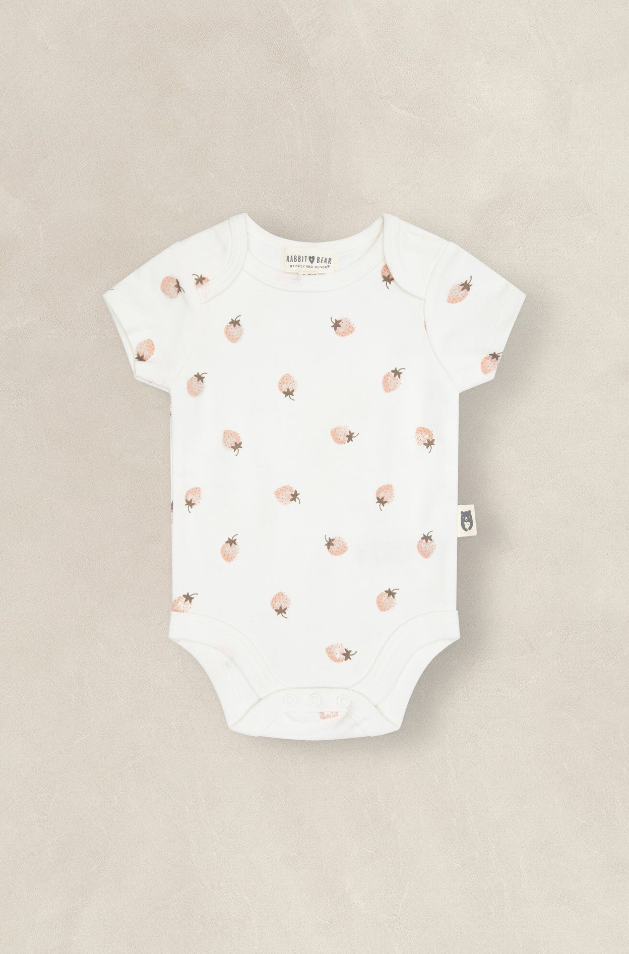 Rabbit + Bear - Short Sleeve Bodysuit